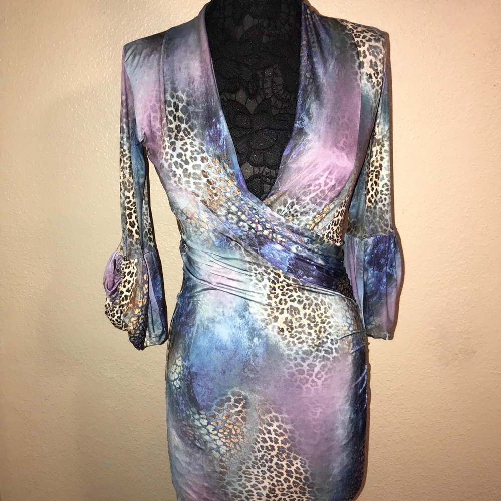 Savee Lauguna Beach Unique Print Dress
